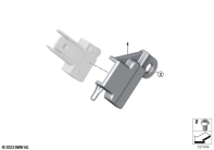 F900GS 22 (K81) COVER FOR FOOTBRAKE LIGHT SWITCH parts diagram