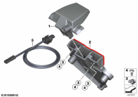 F900GS 22 (K81) LICENSE PLATE LAMP, LED parts diagram