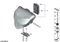F900GS 22 (K81) LED HEADLIGHT parts diagram