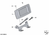 F900GS 22 (K81) CONTROL PANEL FOR RADIO/ MICROPHONE parts diagram