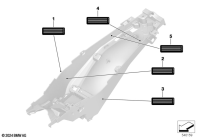 F900GS 22 (K81) INFORMATION LABEL, REAR-WHEEL COVER parts diagram