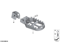 F900GS 22 (K81) RETROFIT, PASSENGER FOOT PEG parts diagram