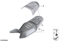 F900GS 22 (K81) RETROFIT, SEAT, SPORT parts diagram