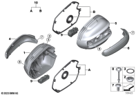 R12 nineT 22 (KR1) CYLINDER HEAD COVER/MOUNTING PARTS parts diagram