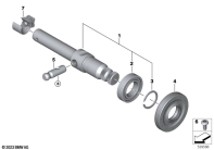 R12 nineT 22 (KR1) SELECTOR SHAFT parts diagram