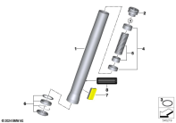 R12 nineT 22 (KR1) STANCHION parts diagram