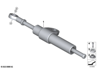 R12 nineT 22 (KR1) STEERING DAMPER parts diagram