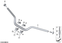 R12 nineT 22 (KR1) HANDLEBAR parts diagram
