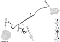 R12 nineT 22 (KR1) BRAKE PIPE REAR parts diagram