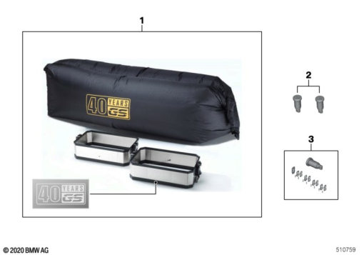F850GS ADV 17 (K82) ALUMINUM CASE VOLUME EXPANSION exploded view parts diagram