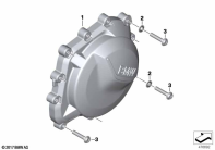 F850GS ADV 17 (K82) ENGINE HOUSING COVER, RIGHT parts diagram