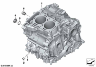 F850GS ADV 17 (K82) ENGINE HOUSING parts diagram
