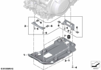 F850GS ADV 17 (K82) ENGINE SKID PLATE PLASTIC parts diagram