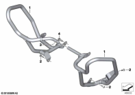 F850GS ADV 17 (K82) ENGINE PROTECTION BAR parts diagram