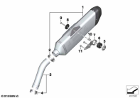 F850GS ADV 17 (K82) SPORT MUFFLER parts diagram