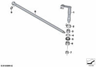 F850GS ADV 17 (K82) CLUTCH THROWOUT BEARING WITH LEVER parts diagram