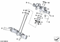 F850GS ADV 17 (K82) FORK BRACE, BOTTOM/TOP parts diagram