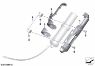 F850GS ADV 17 (K82) HOLDER FOR ENGINE SPRING STRUT parts diagram