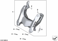 F850GS ADV 17 (K82) WINDSHIELD ADJUSTMENT parts diagram