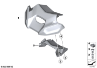 F850GS ADV 17 (K82) MUDGUARD parts diagram