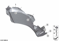F850GS ADV 17 (K82) AIR DUCTING, RADIATOR parts diagram