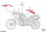 F850GS ADV 17 (K82) STICKER, WN86, LUPIN BLUE parts diagram