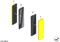 F850GS ADV 17 (K82) REFLECTOR, YELLOW, FRONT parts diagram