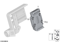 F850GS ADV 17 (K82) MOUNT CRADLE parts diagram