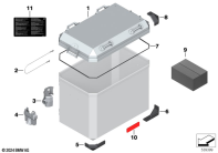 F850GS ADV 17 (K82) SEP COMPONENTS, ALUMINUM CASE/TOPCASE parts diagram
