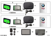 F850GS ADV 17 (K82) NAVIGATOR VI WITHOUT MOUNT CRADLE parts diagram