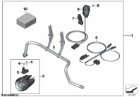 F850GS ADV 17 (K82) LED AUXILIARY HEADLIGHT parts diagram