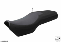 F850GS ADV 17 (K82) BENCH SEAT, COMFORT parts diagram