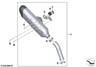 F850GS ADV 17 (K82) SPORT MUFFLER parts diagram