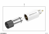 F850GS ADV 17 (K82) LED FLASHLIGHT parts diagram