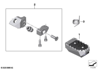 F850GS ADV 17 (K82) FOOTRESTS FRONT OPTION 719 parts diagram