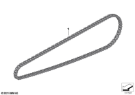 F850GS ADV 17 (K82) ENDURANCE CHAIN parts diagram