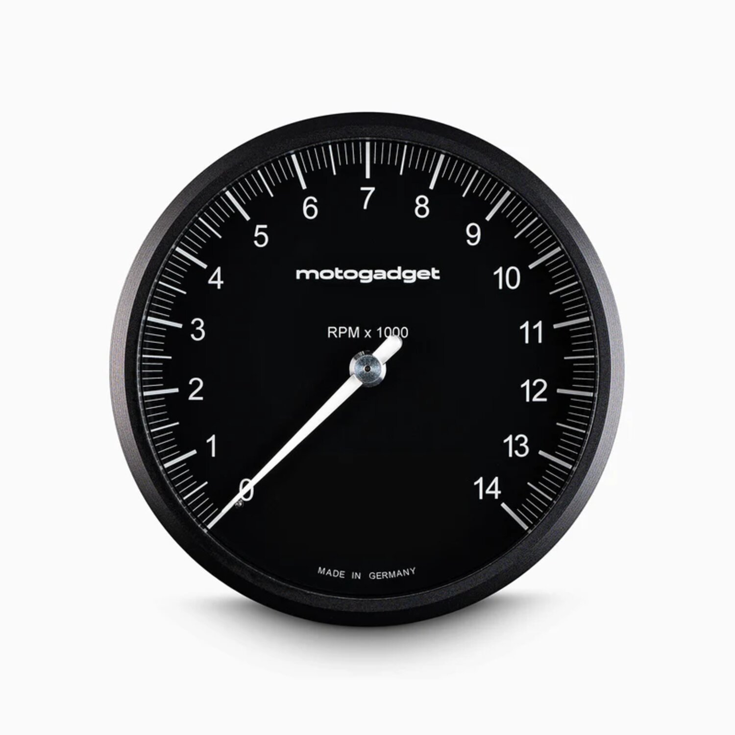 Dapper Motor — Motogadget — Chronoclassic 2 ''Tacho Face''. 14.000RPM. Black B