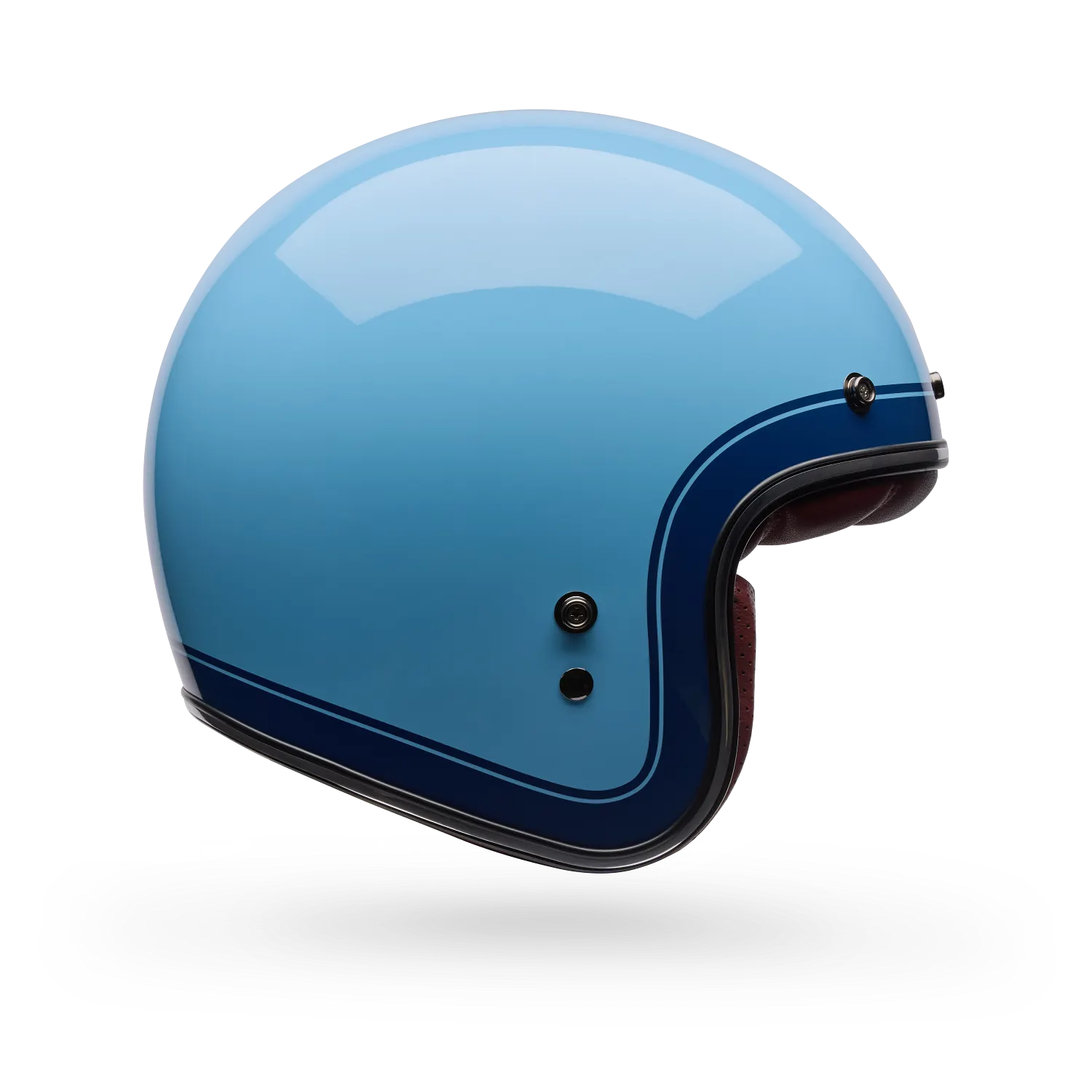 Buy Bell Helmets — Custom 500 — Ice Blue — Dapper Motor Dapper Motor — Bell Helmets — Custom 500 — Ice Blue | motorcycle helmet
