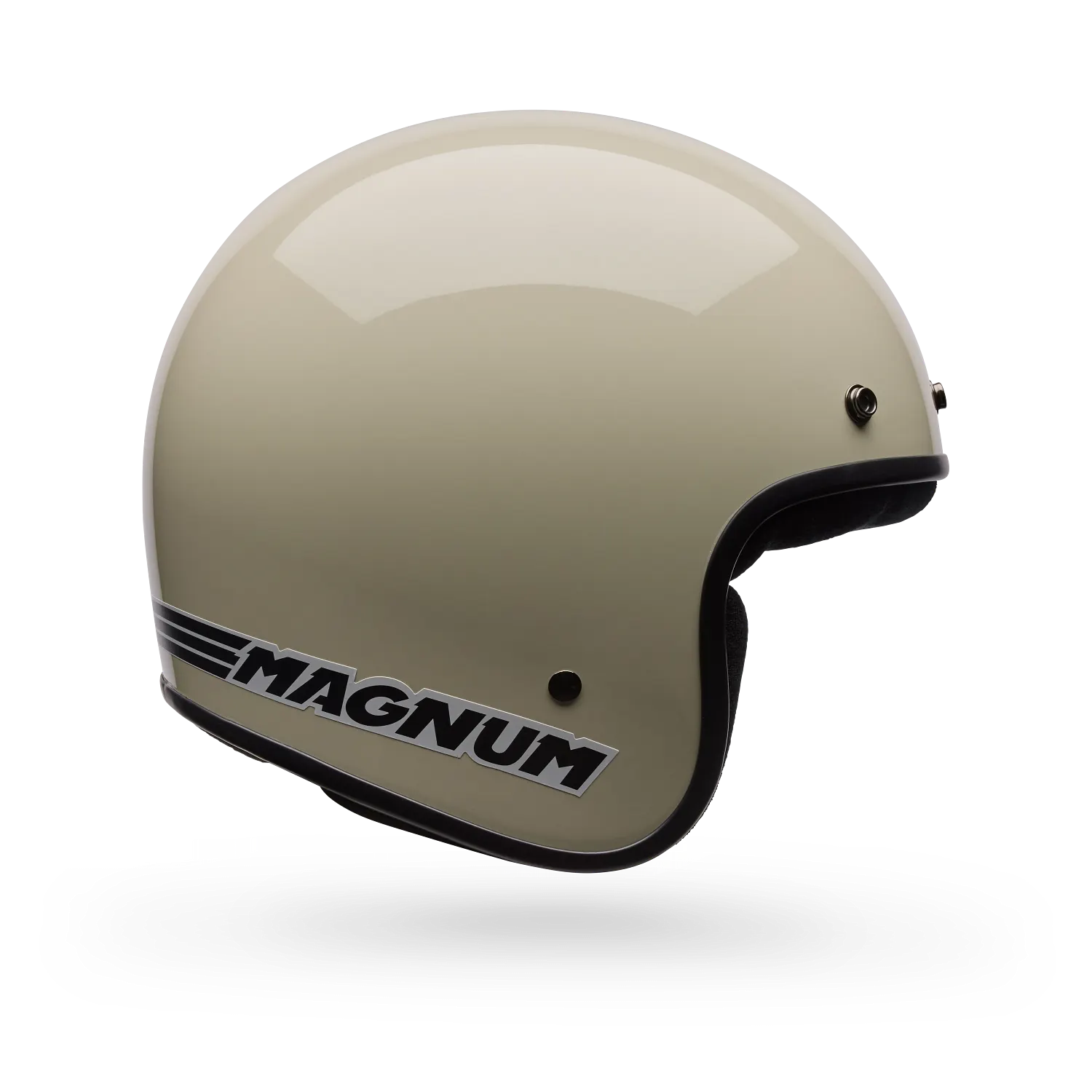 Buy Bell Helmets — Magnum — Vintage White — Dapper Motor Dapper Motor — Bell Helmets — Magnum — Vintage White | motorcycle helmet