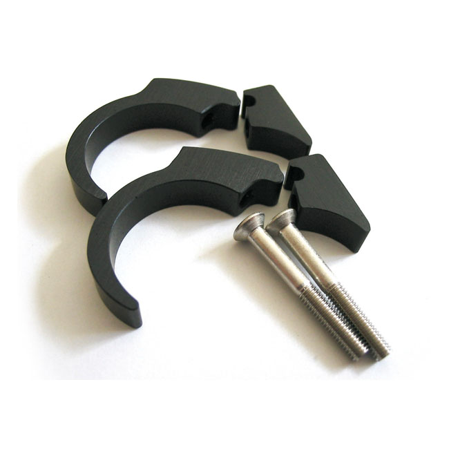 Acheter Motogadget — Motoscope Mini handlebar clip kit. 1". Black — Dapper Motor Dapper Motor — Motogadget — Motoscope Mini handlebar clip kit. 1". Black | électronique moto