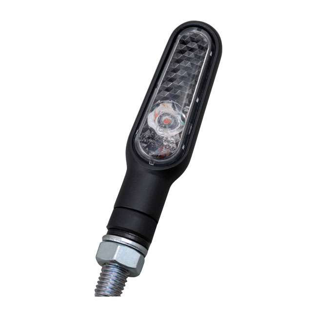 Buy Daytona — Conjunto de intermitente mini LED D-Light. Negro, cristal transparente — Dapper Motor Dapper Motor — Daytona — Conjunto de intermitente mini LED D-Light. Negro, cristal transparente | iluminación moto