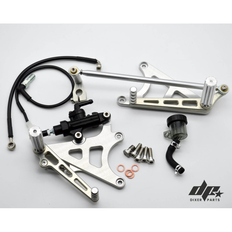 Dapper Motor — Front Sets – Driver’s Footrest – MODEL 1 (Long) BMW K100 K75 K1100 Cafe Racer Scrambler