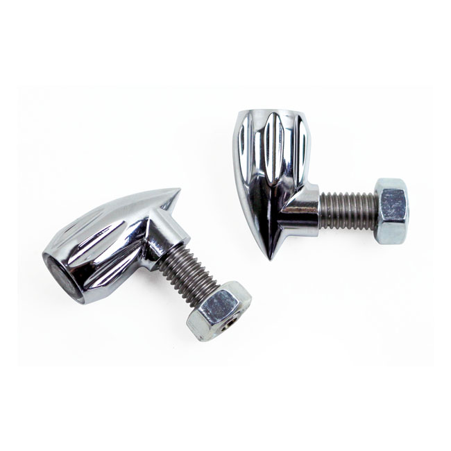 Acheter Kodlin — Bullet grooved 3-en-1 feu arrière/clignotant combo. Chr. — Dapper Motor Dapper Motor — Kodlin — Bullet grooved 3-en-1 feu arrière/clignotant combo. Chr. | éclairage moto