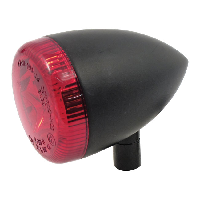 Koop MCS — 3-1 LED bullet achterlicht / knipperlicht combo. Zwart. Rood — Dapper Motor Dapper Motor — MCS — 3-1 LED bullet achterlicht / knipperlicht combo. Zwart. Rood | motorverlichting
