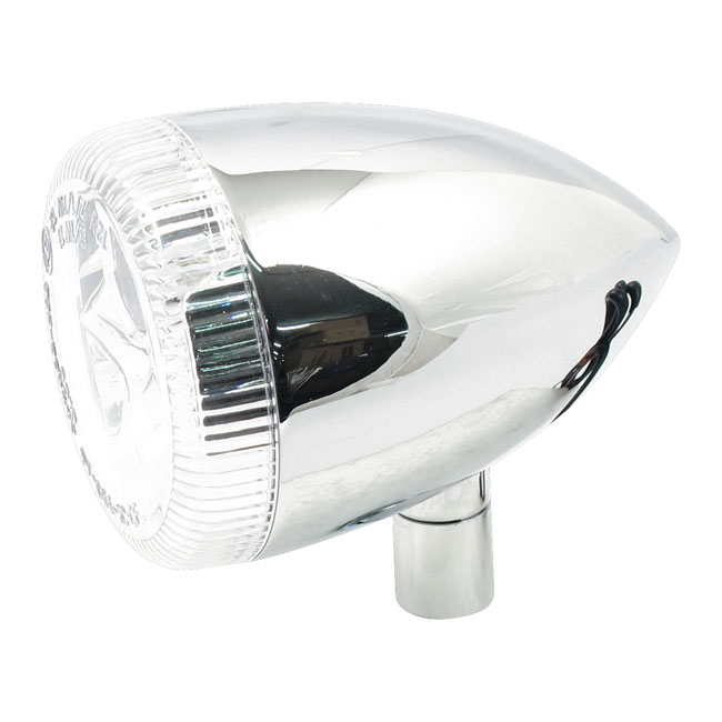 Kaufen MCS — 3-1 LED bullet Rücklicht / Blinker Kombination. Chrom. Klar — Dapper Motor Dapper Motor — MCS — 3-1 LED bullet Rücklicht / Blinker Kombination. Chrom. Klar | Motorradbeleuchtung