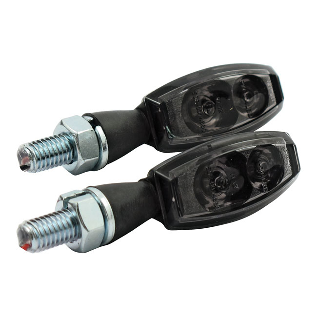 Buy MCS — Blaze LED taillight/ turn signal combo. Black. Smoke lens — Dapper Motor Dapper Motor — MCS — Blaze LED taillight/ turn signal combo. Black. Smoke lens | motorcycle lighting