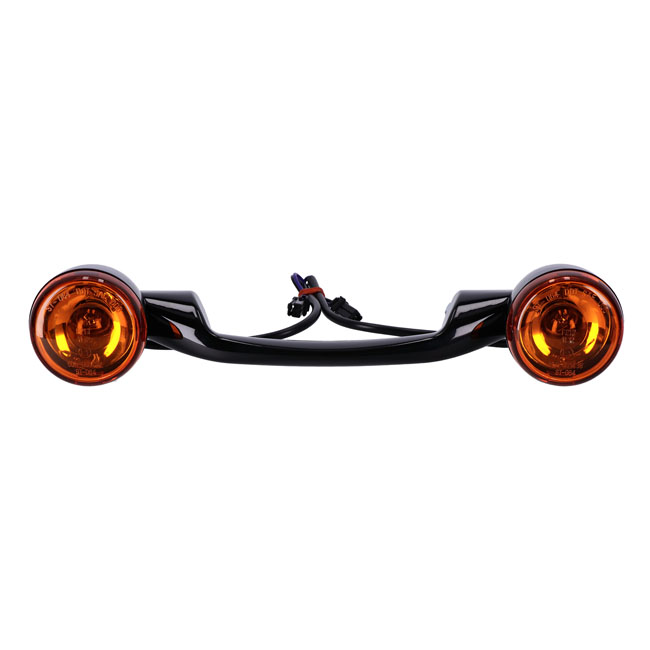 Kaufen MCS — Bullet Blinker-Stange, ohne Kennzeichenversatzkit — Dapper Motor Dapper Motor — MCS — Bullet Blinker-Stange, ohne Kennzeichenversatzkit | Motorradbeleuchtung