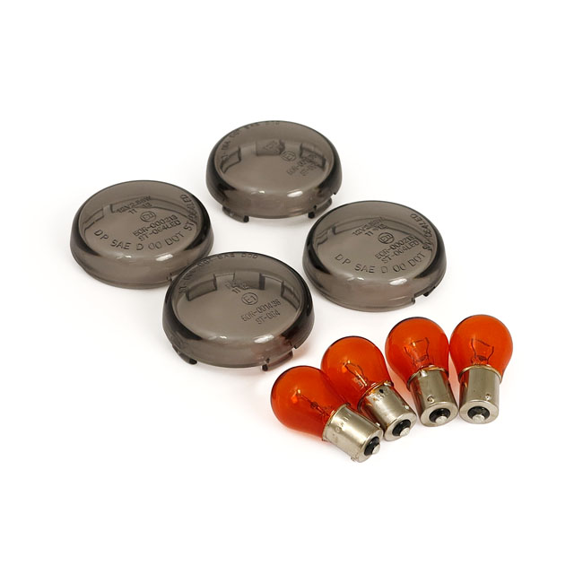Kaufen MCS — Kugel-Blinker-Sichtscheibenset, rauchfarben — Dapper Motor Dapper Motor — MCS — Kugel-Blinker-Sichtscheibenset, rauchfarben | Motorradbeleuchtung