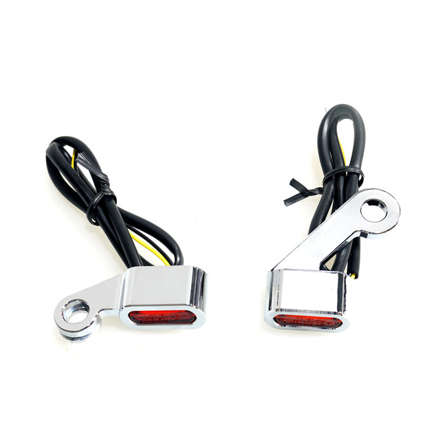 Buy MCS — Fastline, conjunto intermitentes LED bajo manillar. Cromo, lente ámbar — Dapper Motor Dapper Motor — MCS — Fastline, conjunto intermitentes LED bajo manillar. Cromo, lente ámbar | iluminación moto