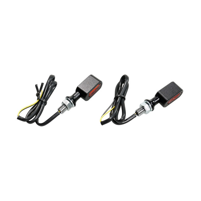 Acheter MCS — Fastline, LED 3-en-1 feu arrière/clignotant. Noir/lentille ambrée — Dapper Motor Dapper Motor — MCS — Fastline, LED 3-en-1 feu arrière/clignotant. Noir/lentille ambrée | éclairage moto